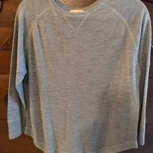 Grey quarter sleeve sweater